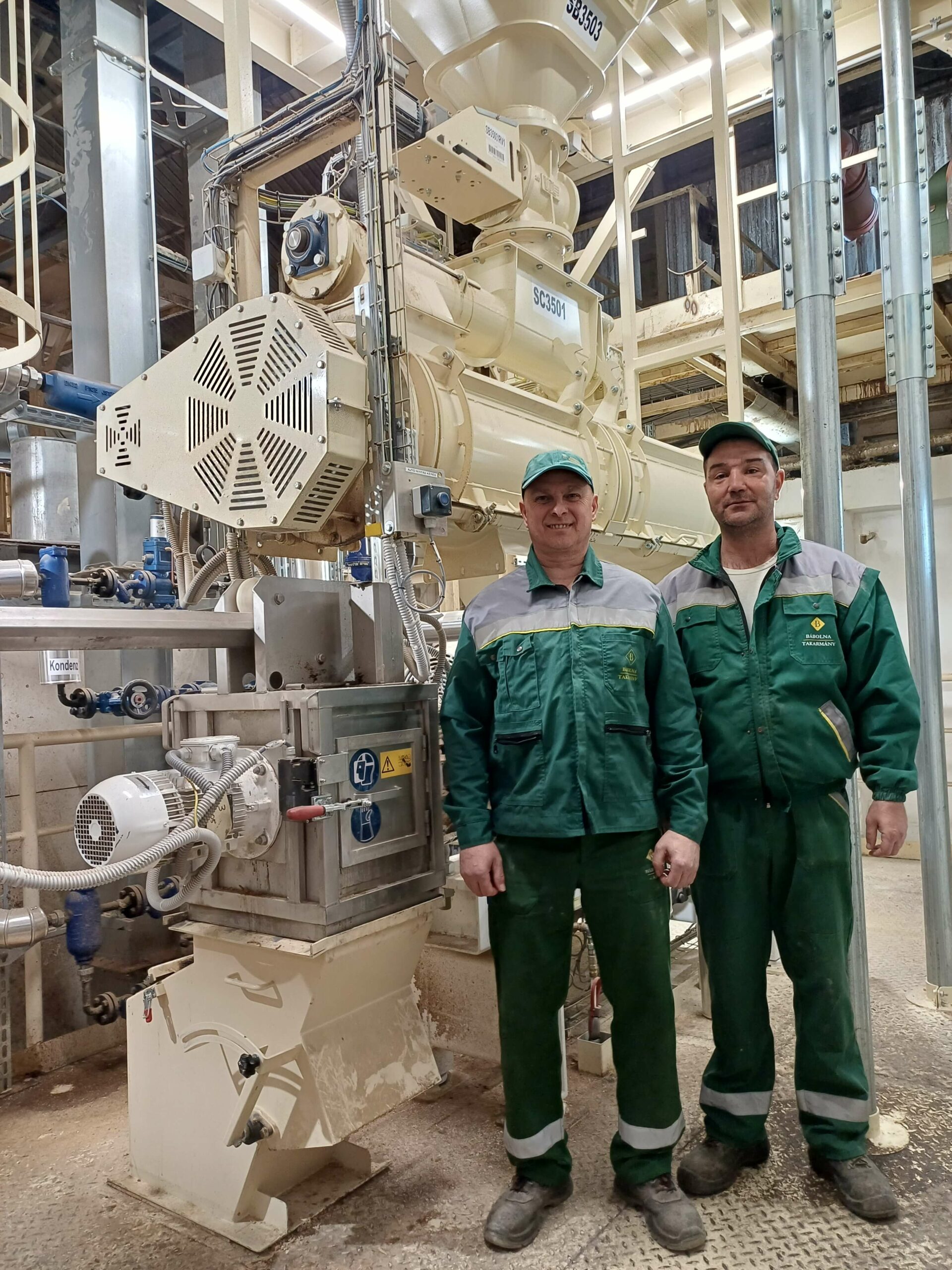 Zalacséb extruder berendezés